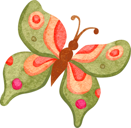 Butterfly in Watercolor Illustration